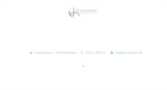 Desktop Screenshot of kf-cosmetic.de