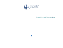Tablet Screenshot of kf-cosmetic.de